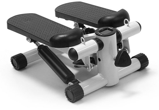 CHIWIN Stepper - Mini Stepper met Weerstandsband – Tot 100 kg Draagkracht – 38° Bewegingshoek – LED Display – Voor Thuis & Buiten – Compacte Fitness Stepper – Geen Montage Nodig – Zwart