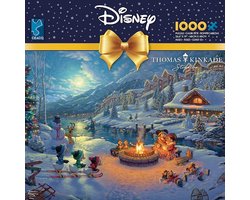 CEACO - Thomas Kinkade - Disney - 1000 Stukjes - Mickey et Minnie - Christmax Lodge