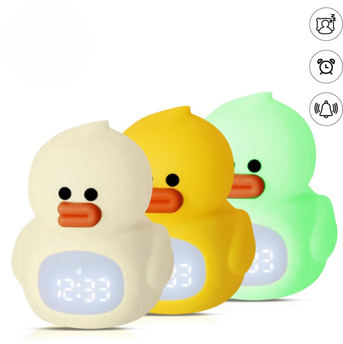 Bol.com Slaaptrainer Kinderen – Kinderwekker – Slaapwekker – Nachtlampje – Kinderwekker Digitaal – Kinderwekker Meisje – Kinderw... aanbieding