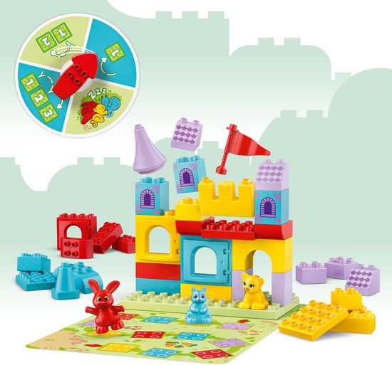 LEGO DUPLO Hopsy's Kasteelspel Educatief Speelgoed Bordspel - 10450 van Merkloos — afbeelding 4