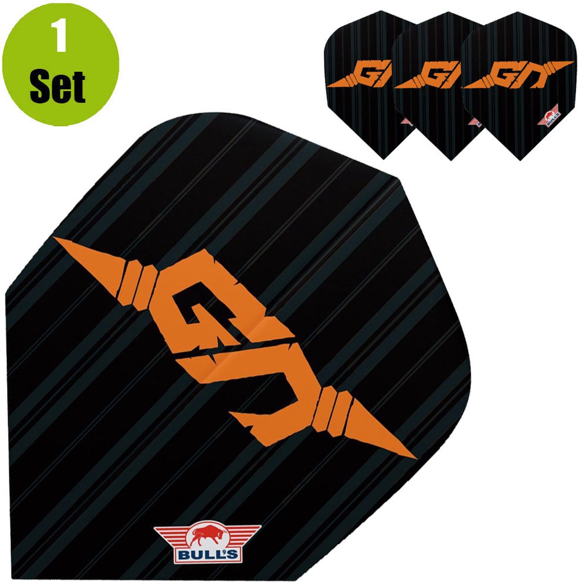 Bull's Geert Nentjes 90 No.6 - Dart Flights