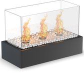 Fiérza Luxe Sfeerhaard XXL - Tafelhaard - 46CM - Incl. Decoratiestenen - Buitenhaard - Binnen & Buiten - Bio-Ethanol Haarden