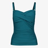 Osaga voorgevormde dames tankinitop petrol - Blauw - Maat L