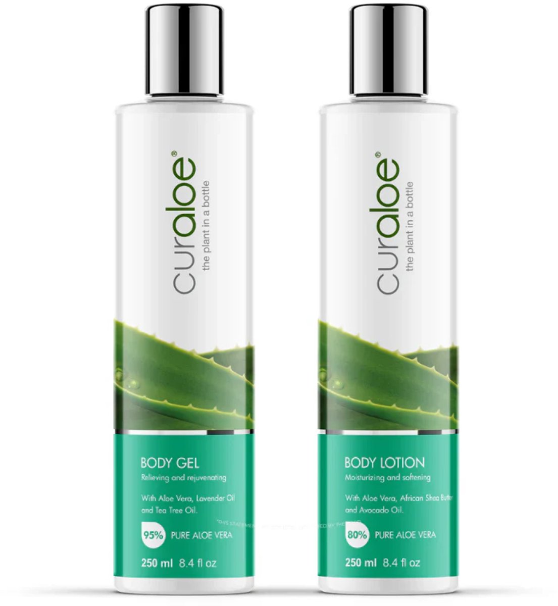 Curaloe Body gel & bodylotion pakket.