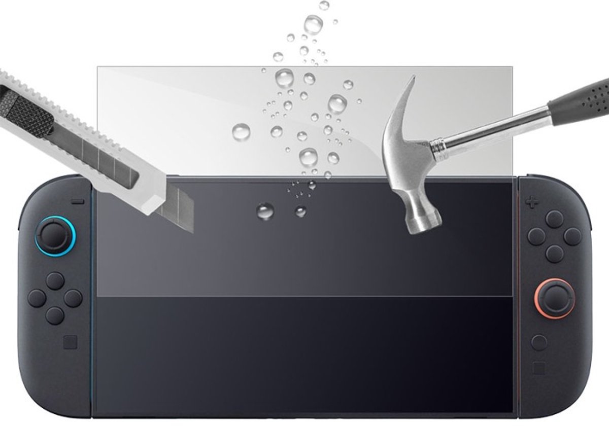 Subsonic Switch 2 Screenprotector – 9H Tempered Glass – 0,24 mm – Anti-Glare & Anti-Vingerafdruk – Spatbestendig