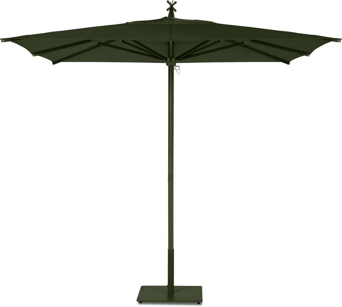Lanterfant® Levi - Parasol - Mosgroen - Aluminium - 2,4 meter
