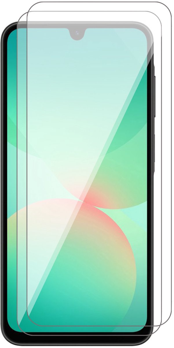 Screenprotector geschikt voor Samsung Galaxy A17 5G / A26 / A16 - 2x Glas Screen Protector