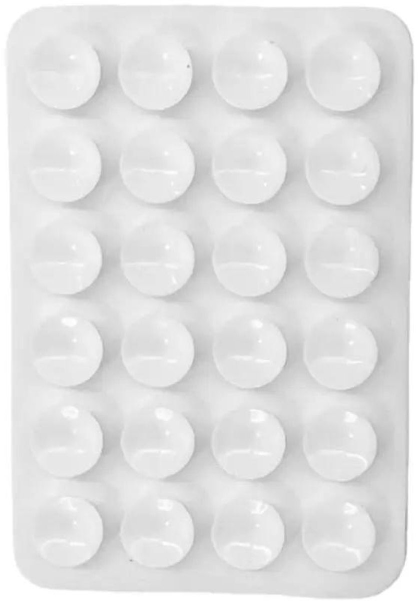 Mobigear Zuignap Telefoonhouder | Mobigear EasyMount - 24 Suction Cup - Wit Universeel