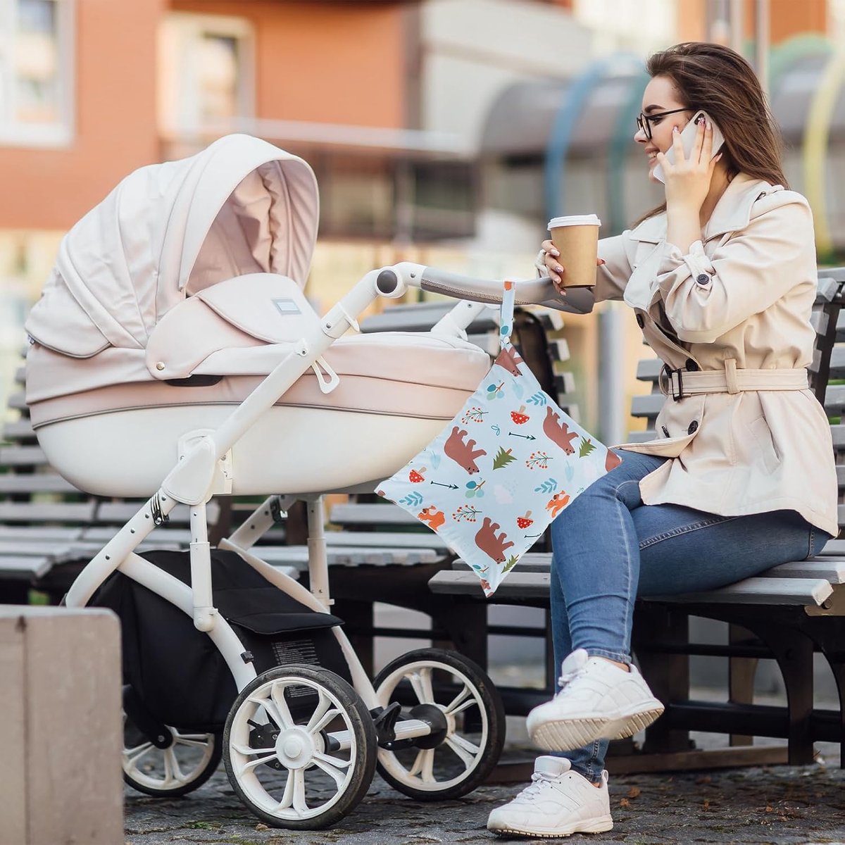 Ibenzoa® Duurzame Opbergoplossing: Twee Waterdichte Tassen voor Diverse Behoeften