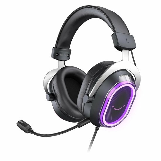 FIFINE H13 - Headset - Over-Ear - Active Noise Canceling - Voor Gaming - Streaming - Podcast - Met microfoon - geschikt voor PS5/PS4 - PC