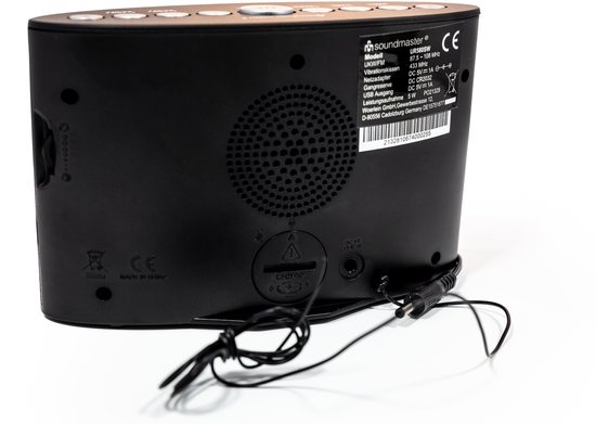 Soundmaster UR580SW - Digitale wekkerradio met trilfunctie voor o.a. doven en slechthorenden
