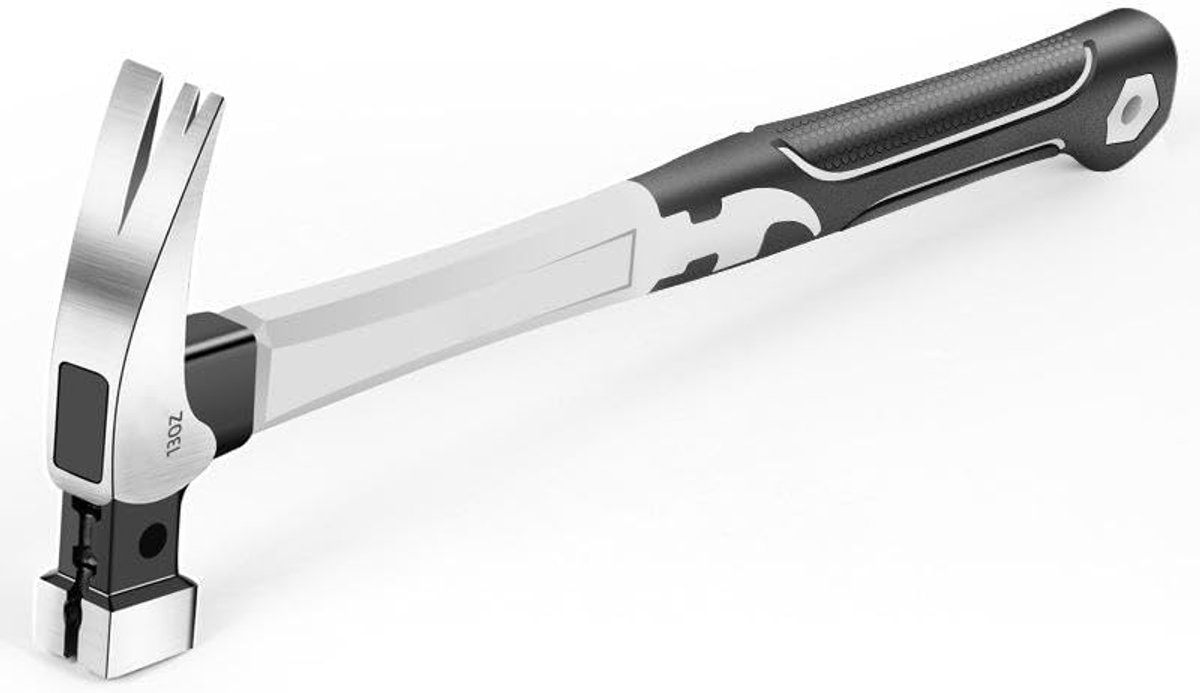 Ibenzoa® Multifunctionele Hamer met Magnetische Spijkerhouder en Comfortabele Grip – Voor Professioneel en Thuisgebruik