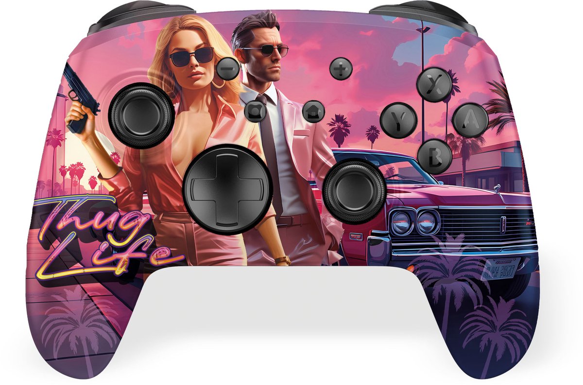 Freaks and Geeks Draadloze Controller - Bewegingssensor - Thug Life - Geschikt voor Switch/PC