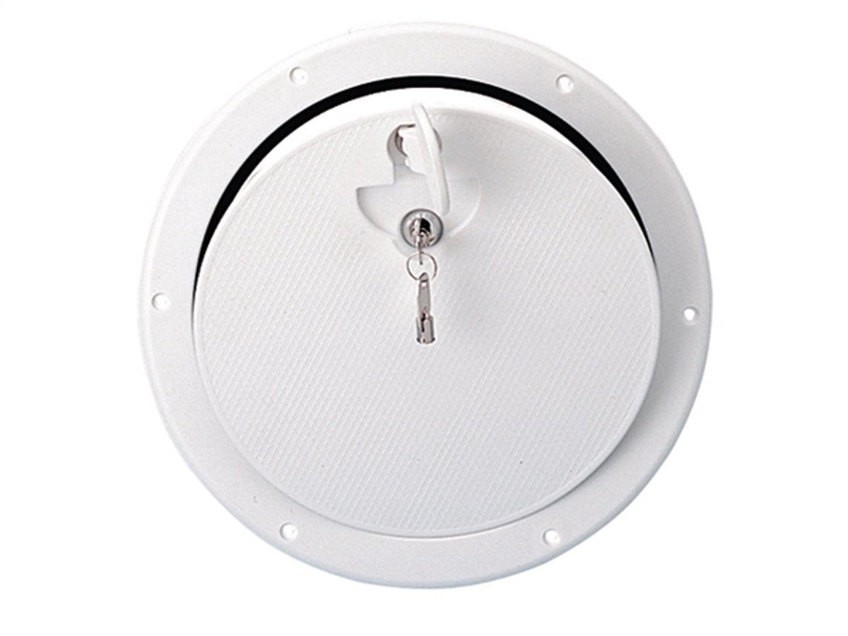 allpa Kunststof Inspectieluik met slot, A=250mm, B=235mm, C=315mm, F=265mm, wit