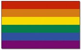 Drapeau arc-en-ciel 90 x 150 cm - Gaypride