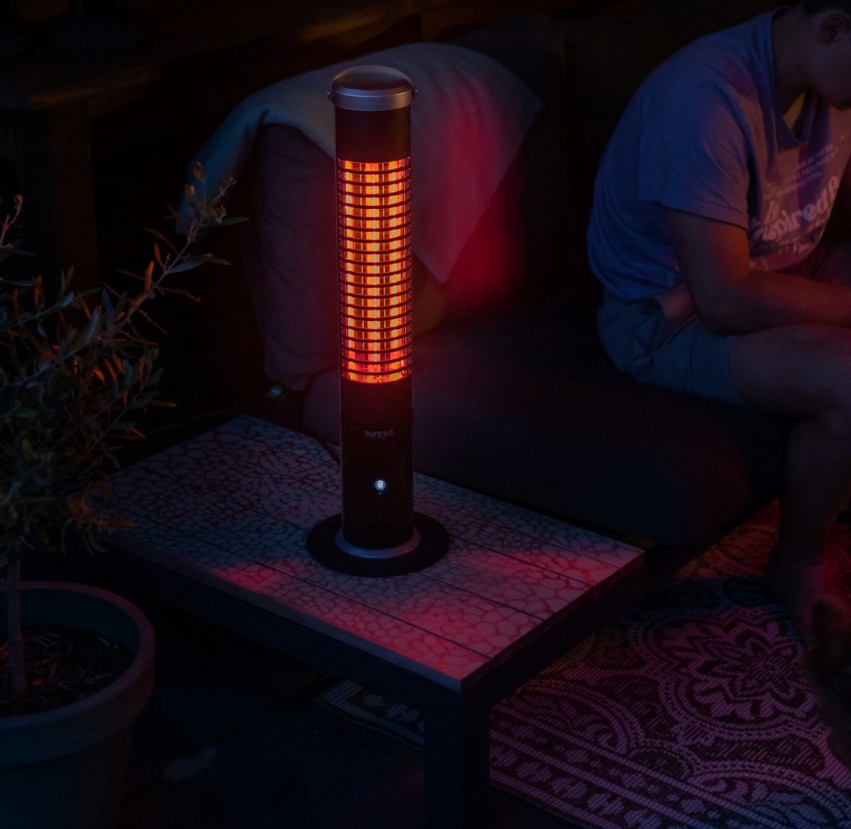 Sunred Apollo Ultra 1200 W - Tabletop Patio Heater - Black