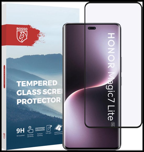 Protection d'écran Rosso pour Honor Magic 7 Lite | Verre trempé 9H | Lame de verre | Couche protectrice | Verre de protection | Dureté 9H