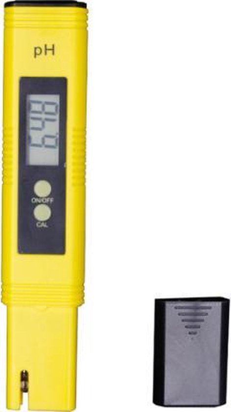 Digitale PH Meter - PH Meter Tester - PH Waarde Meten - Zuurgraadmeter - Voor Water, Grond, Aquarium, Vijver, Tuin - LCD Display