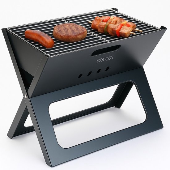Ceruzo Opvouwbare Budget Barbecue - Draagbaar- Inklapbaar - Houtskool- Camping -Strand -Park