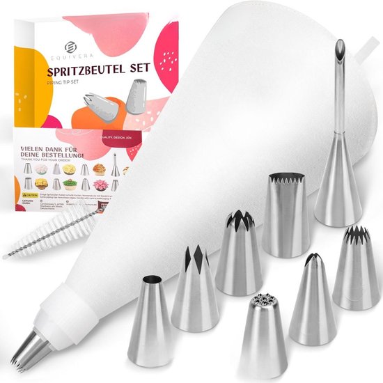 OTIX RVS Garneerspuit met 4 Spuitmonden