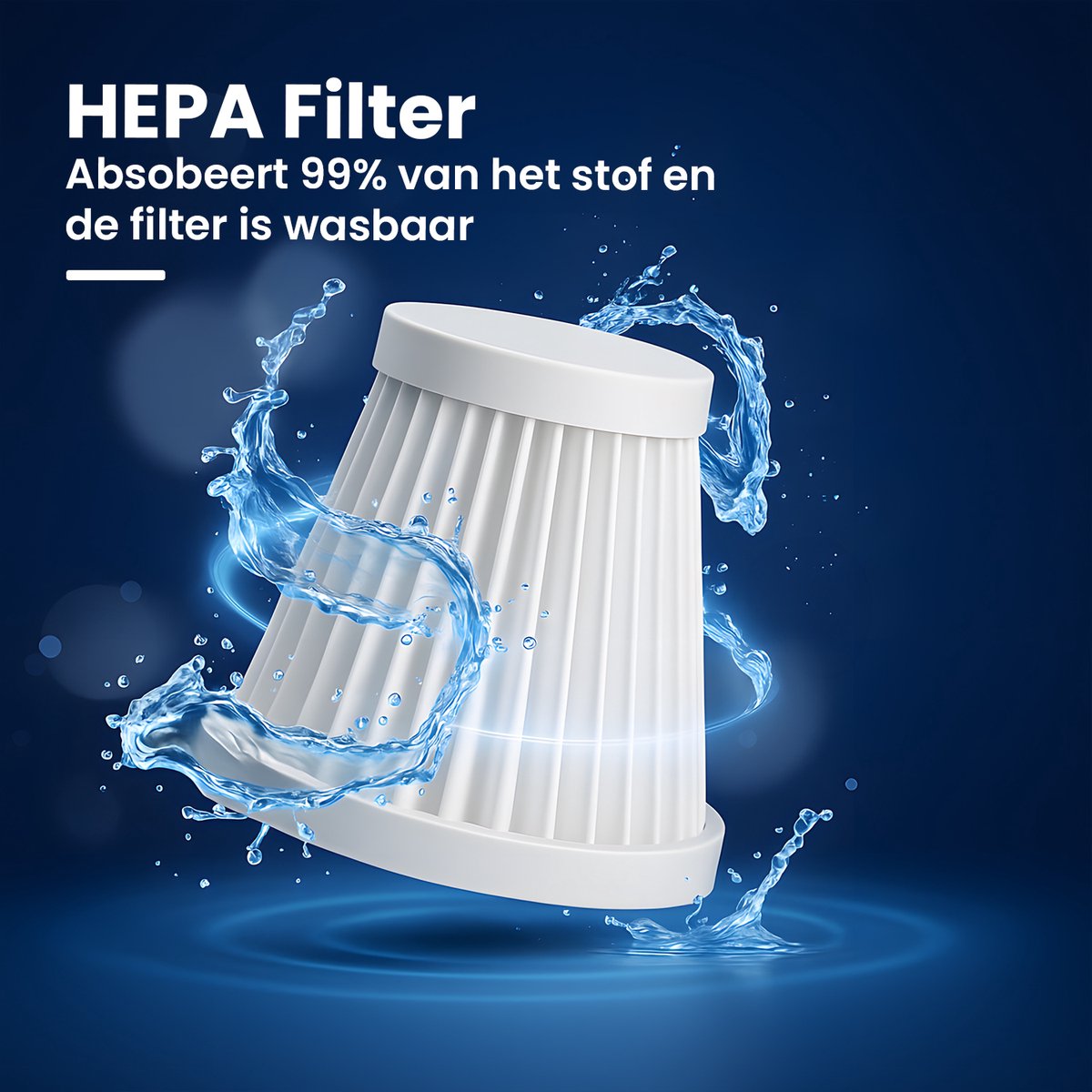 CarMe 2-in-1 Auto Stofzuiger - Zuigen & Blazen - Kruimeldief - 7 Opzetstukken - Oplaadbaar - Handstofzuiger - Air Duster - Zwart — afbeelding 6
