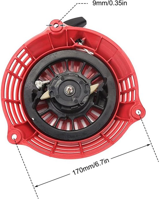 DUNLAP Rückstoßstarter Für GC125 GC160 GCV135 Motor - Pull Start Ersatz Für Rasenmäher