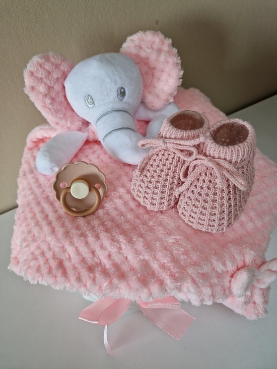Luiertaart small olifant meisje - babyshower - kraamcadeau van Merkloos — afbeelding 2