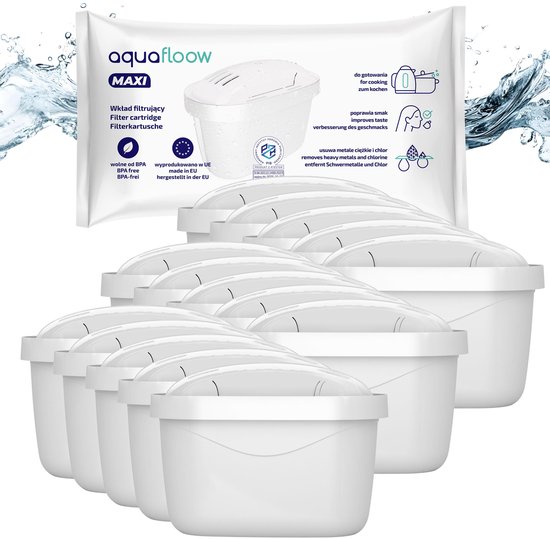 Wessper Classic Cartouches filtrantes Pour l'eau dure | Remplacement pour cartouche filtrante Aquaphor Standard, Brita Classic, Dafi Classic | Réduit le calcaire et chlore | Eau plus pure | Lot de 12 Wessper Classic Cartouches filtrantes Pour l'eau dure | Remplacement pour cartouche filtrante Aquaphor Standard, Brita Classic, Dafi Classic | Réduit le calcaire et chlore | Eau plus pure | Lot de 12