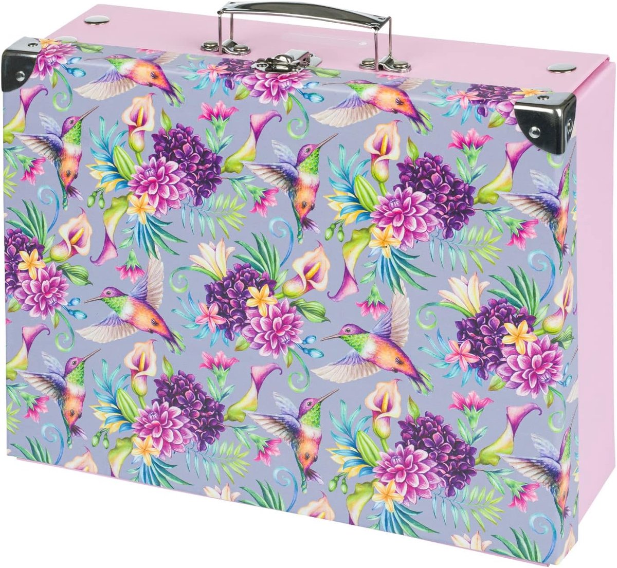 Ibenzoa® Durable Folding Transport Case for Children's Items - Robust Cardboard Construction