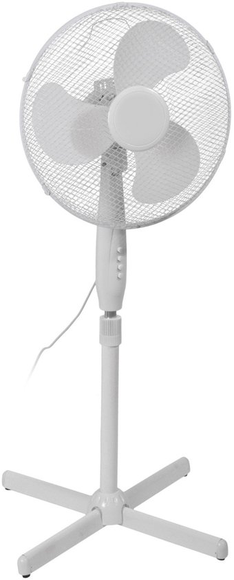 Excellent Electrics - Staande ventilator - Statiefventilator - 40cm Wit - 40W