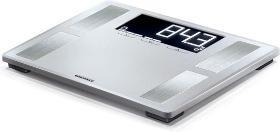 Soehnle - personenweegschaal - analyse - XL (35 x 30) - kunststof - zilver  - BIA - BMI... | bol.com