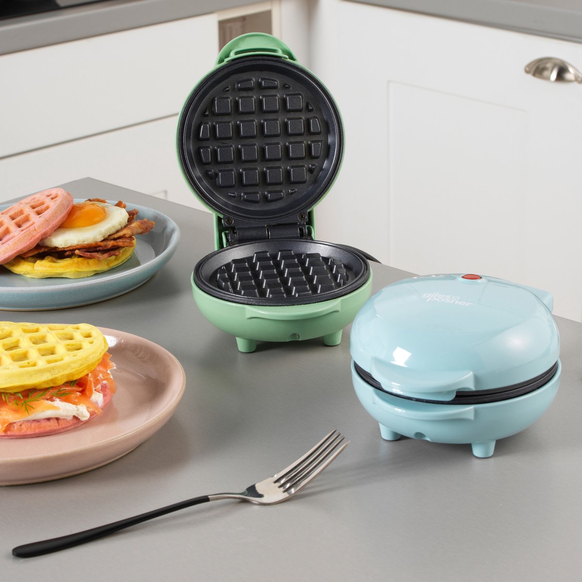 Petra PT5922GRVDE Dubbele Mini Wafelijzer - Compact