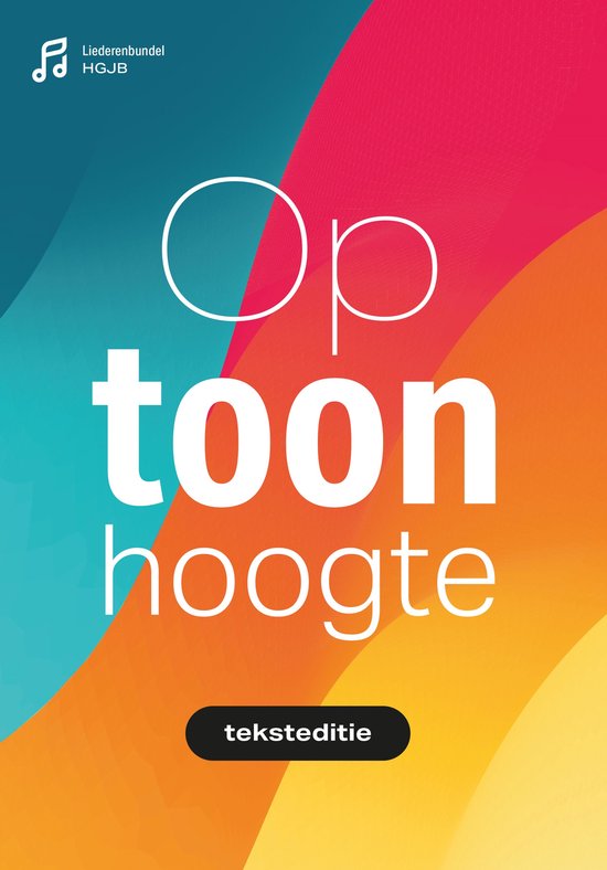 Op toonhoogte 2025 Tekstboek - cover