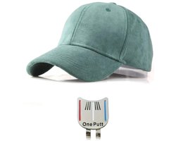 Luxe Golf Cap + Putting Alignment Tool - Groen - Golf Pet - Golf Accessoires - Golf Spullen