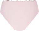 Roze hoge slip, achterkant.