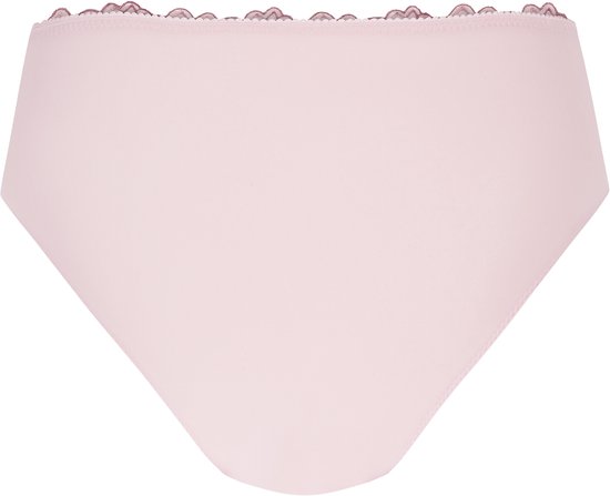 Roze hoge slip, achterkant.