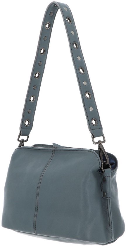 FREDsBRUDER Cuir Sac à épaule bandoulière Me and My Bag Shoulderbag Dusty Blue Bleu clair
