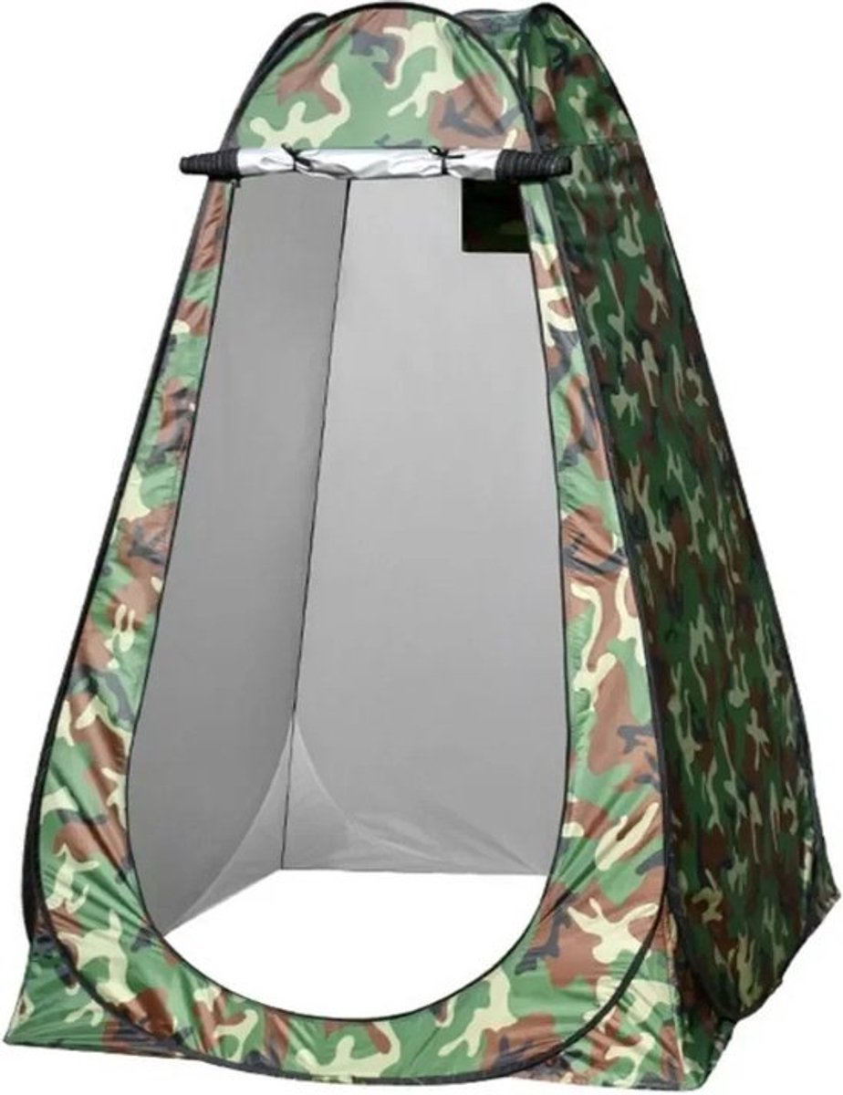 Gran Vida® - Draagbare Douchetent - 360° Privacy - Snel Opzetbaar - Polyester - Camouflage