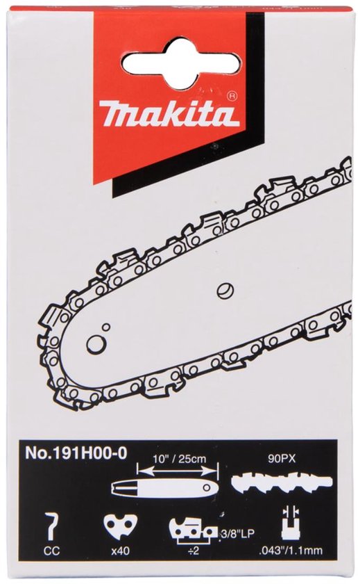 Barre de guidage 16/40 cm - 1,1 mm - 80TXL MAKITA