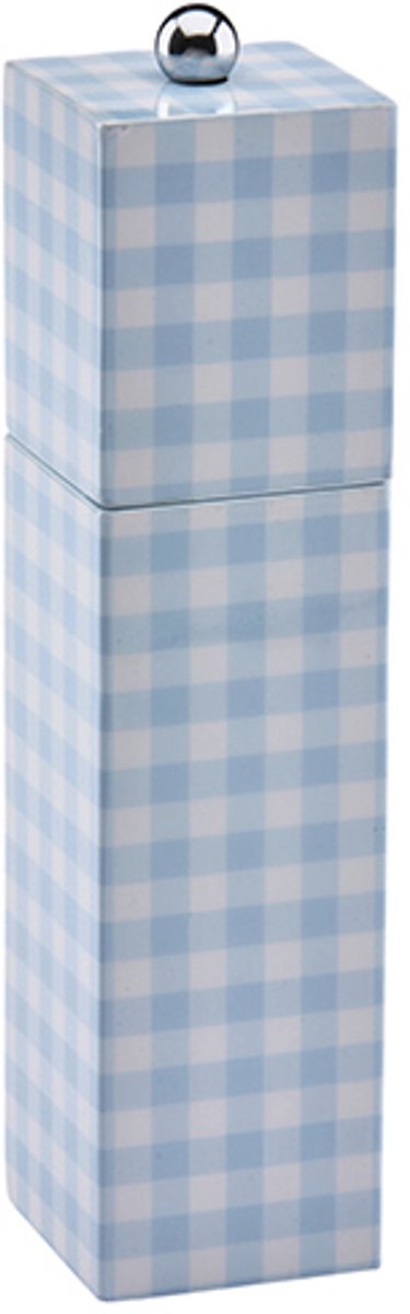 Addison Ross Peper- of zoutmolen 22cm Gingham Blue