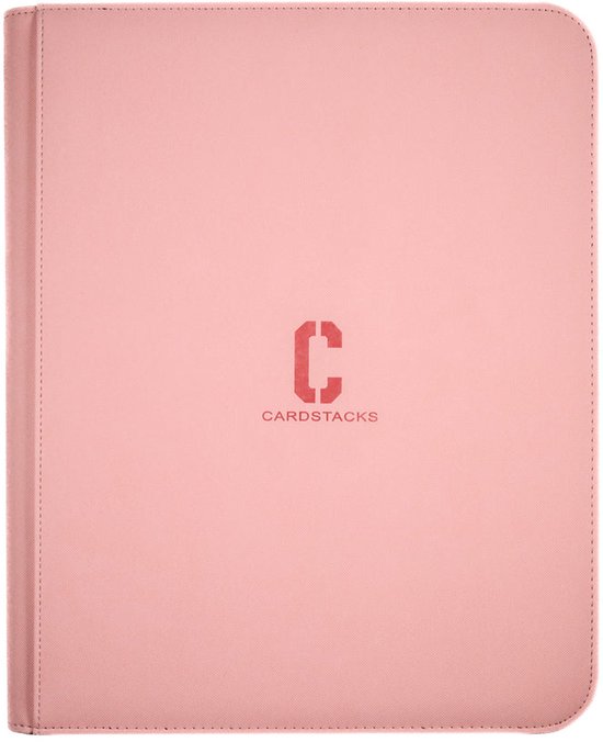 Toploader Zip Binder 9 Pocket - Roze