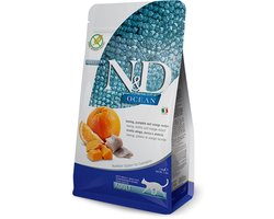 Farmina N&D Ocean Adult Cat - Haring, Sinaasappel & pompoen - 1,5 kg