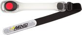 Avento Sportarmband - LED Glow - Zwart/Transparant/Rood
