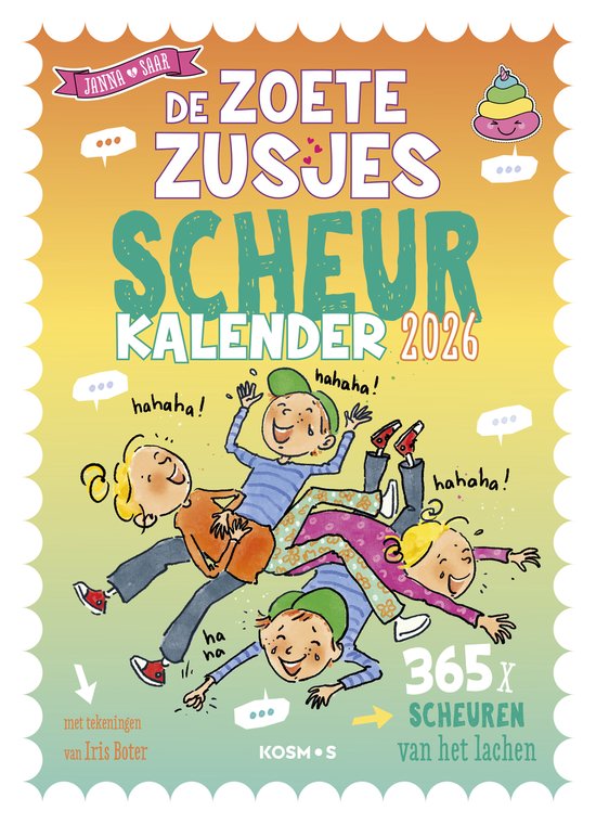 Foto: De zoete zusjes moppenscheurkalender 2026