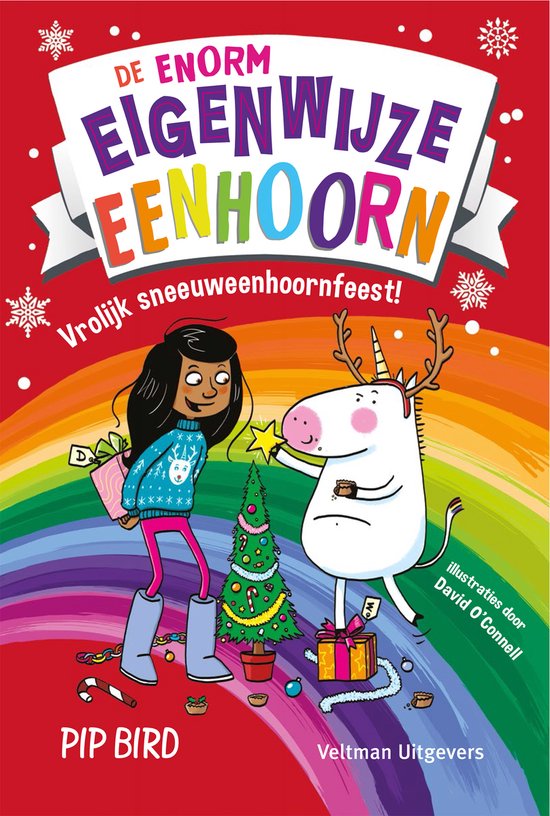 De enorm eigenwijze eenhoorn 4 - Vrolijk Sneeuweenhoornfeest ... - cover