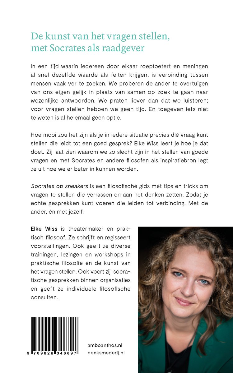 Socrates op sneakers - back cover