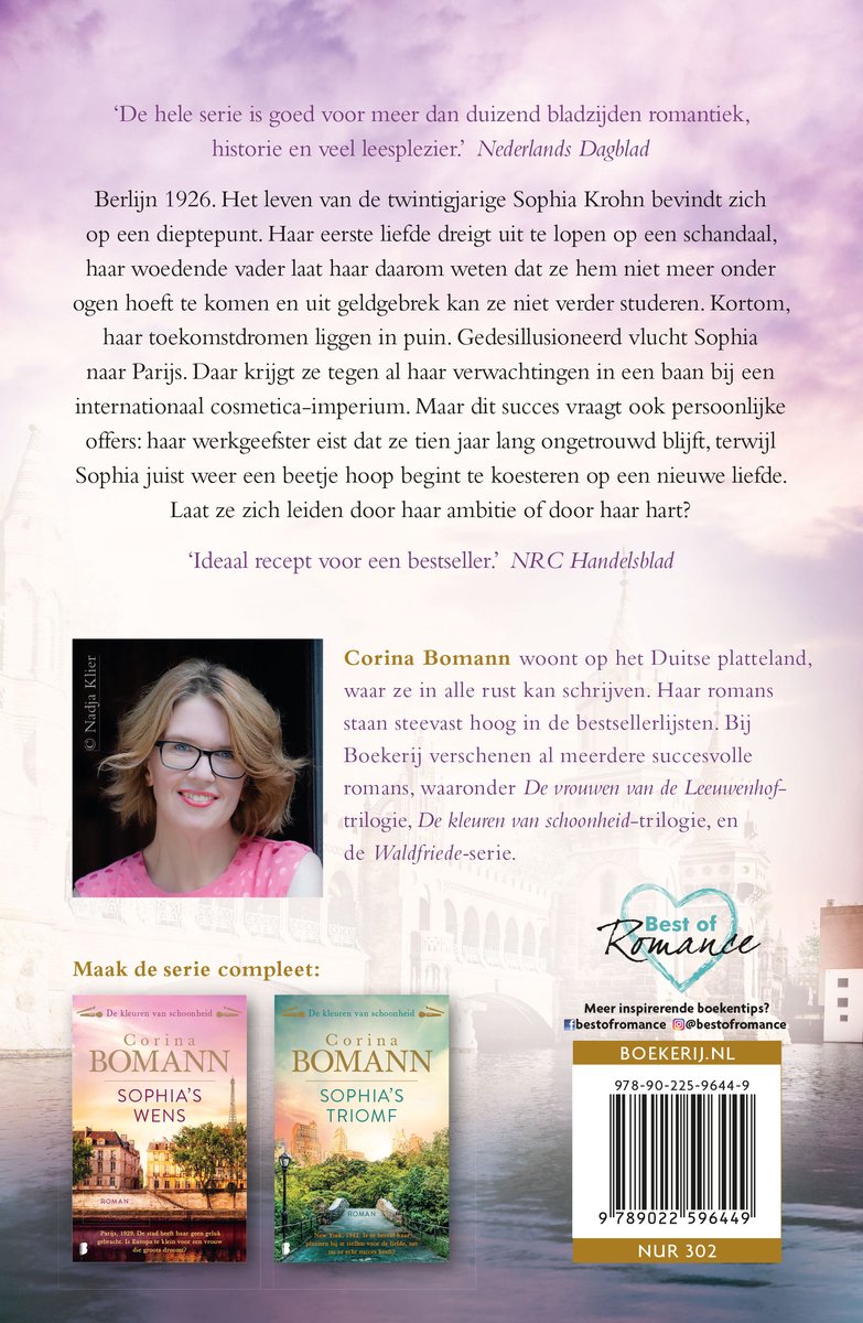 De kleuren van schoonheid 1 - Sophia's hoop - back cover