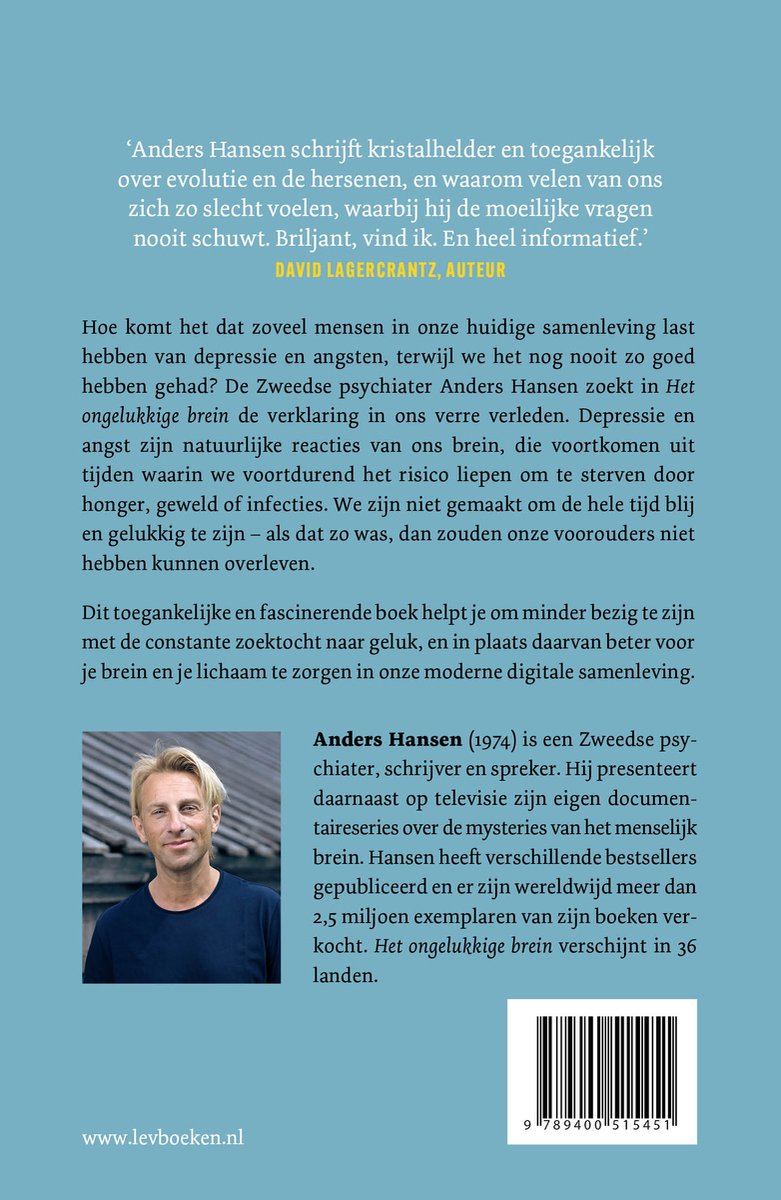 Het ongelukkige brein - back cover