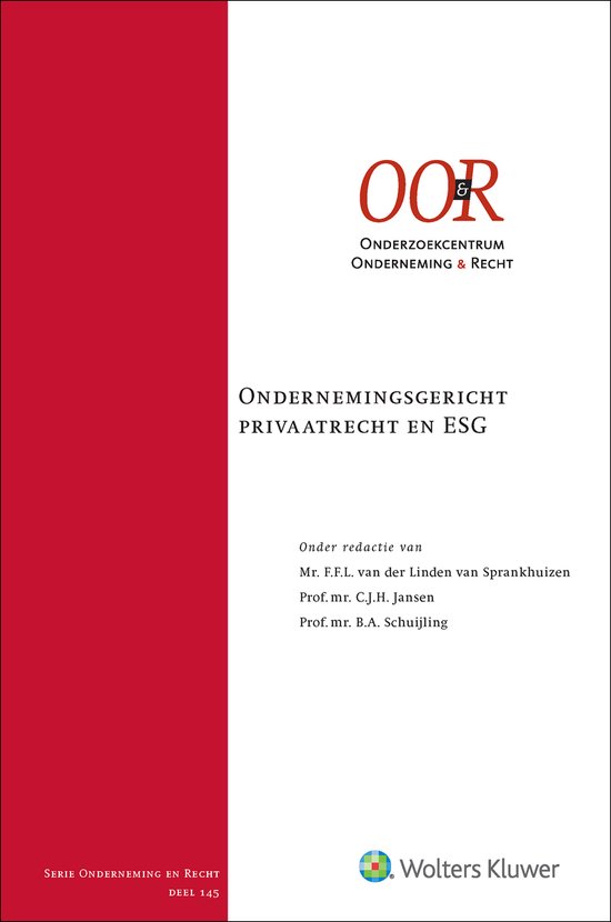 Ondernemingsgericht privaatrecht en ESG - cover