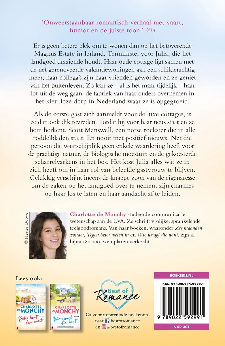 Hart voor de zaak - back cover